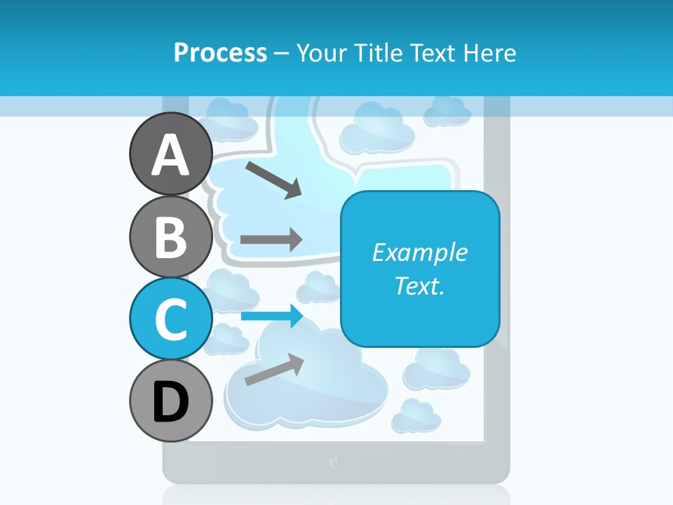 Black Glossy Gadget PowerPoint Template
