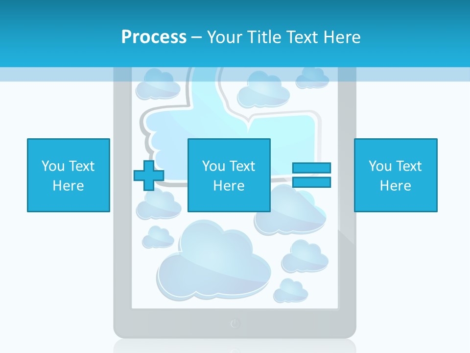 Black Glossy Gadget PowerPoint Template