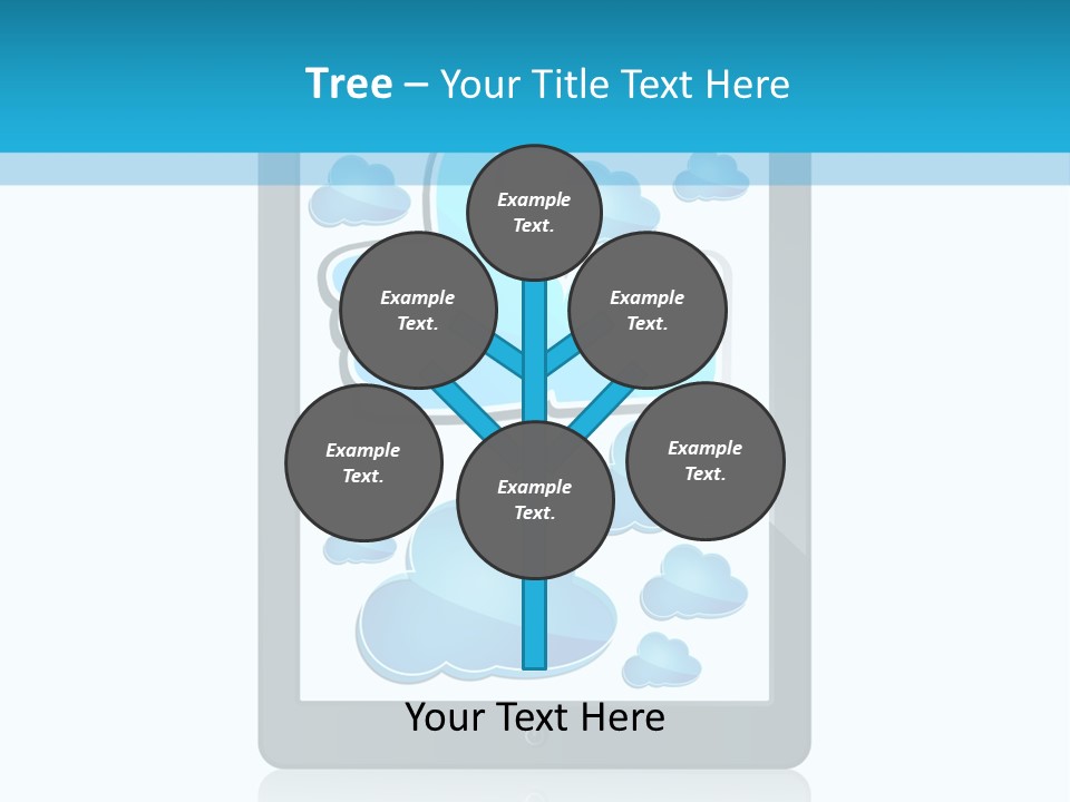 Black Glossy Gadget PowerPoint Template