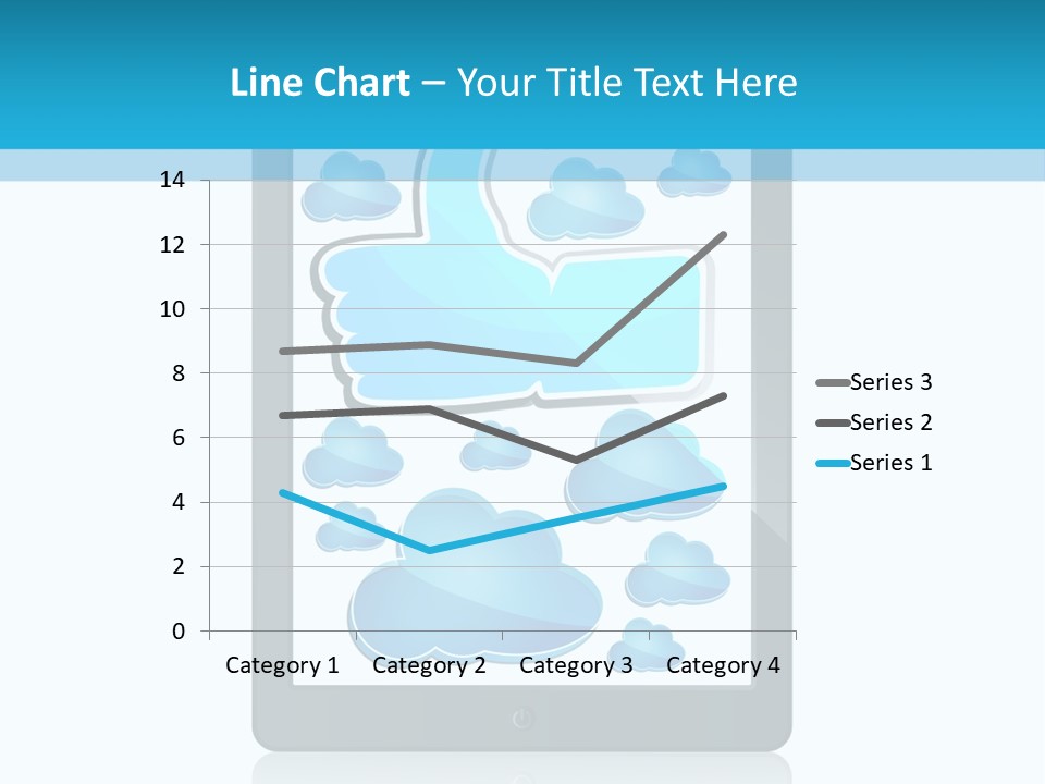 Black Glossy Gadget PowerPoint Template