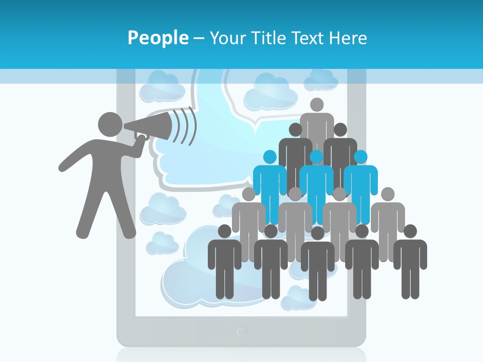 Black Glossy Gadget PowerPoint Template