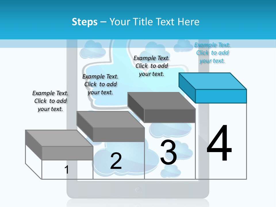 Black Glossy Gadget PowerPoint Template
