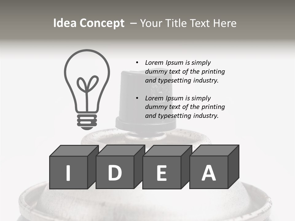 Air Moisture Isolated PowerPoint Template