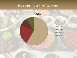 A Table Filled With Lots Of Different Types Of Food PowerPoint Template