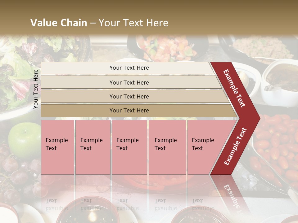 A Table Filled With Lots Of Different Types Of Food PowerPoint Template