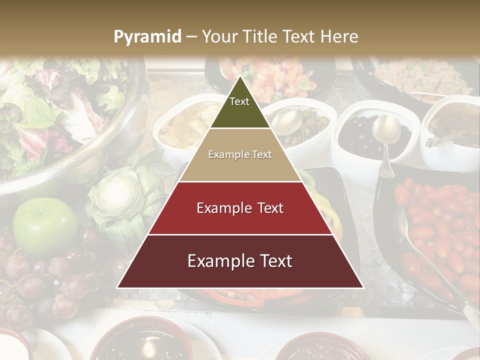 A Table Filled With Lots Of Different Types Of Food PowerPoint Template
