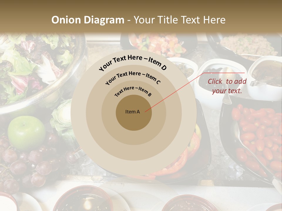 A Table Filled With Lots Of Different Types Of Food PowerPoint Template