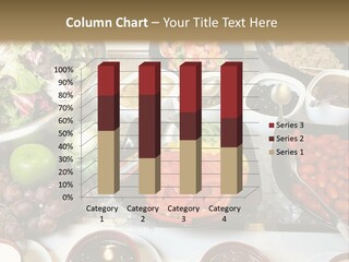 A Table Filled With Lots Of Different Types Of Food PowerPoint Template