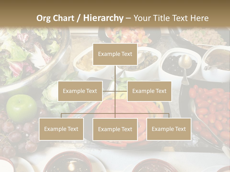 A Table Filled With Lots Of Different Types Of Food PowerPoint Template