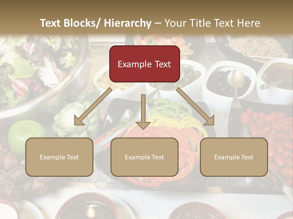 A Table Filled With Lots Of Different Types Of Food PowerPoint Template