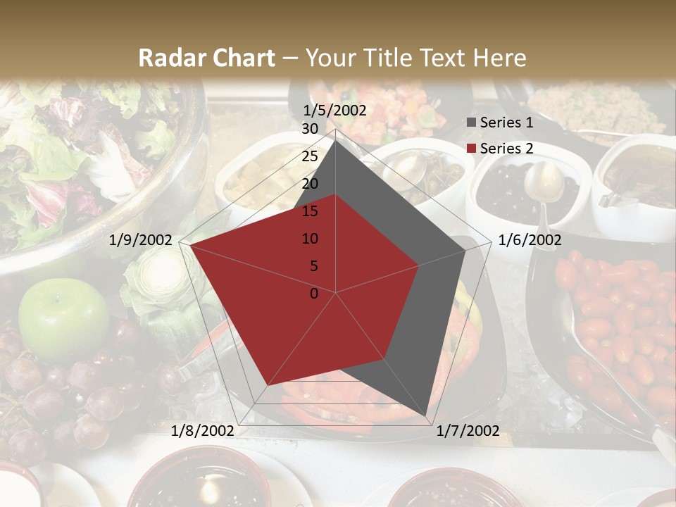 A Table Filled With Lots Of Different Types Of Food PowerPoint Template