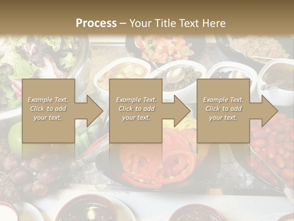 A Table Filled With Lots Of Different Types Of Food PowerPoint Template