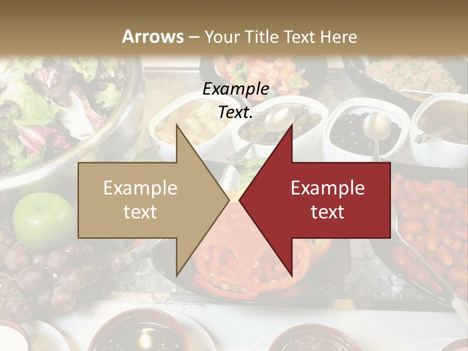 A Table Filled With Lots Of Different Types Of Food PowerPoint Template