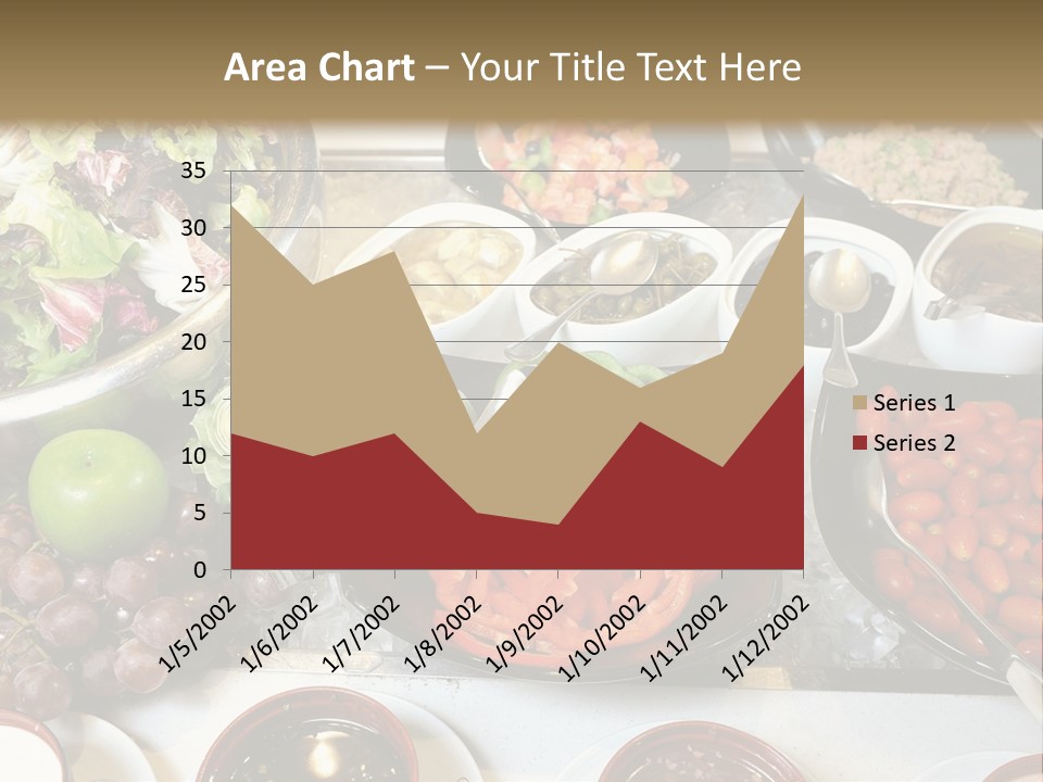 A Table Filled With Lots Of Different Types Of Food PowerPoint Template