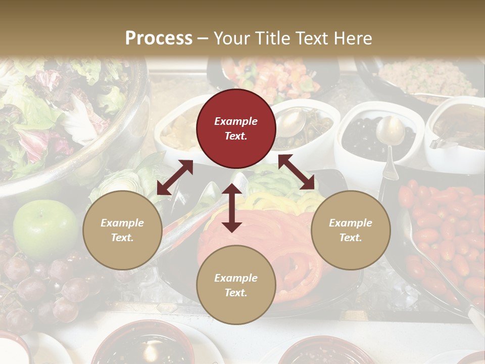 A Table Filled With Lots Of Different Types Of Food PowerPoint Template