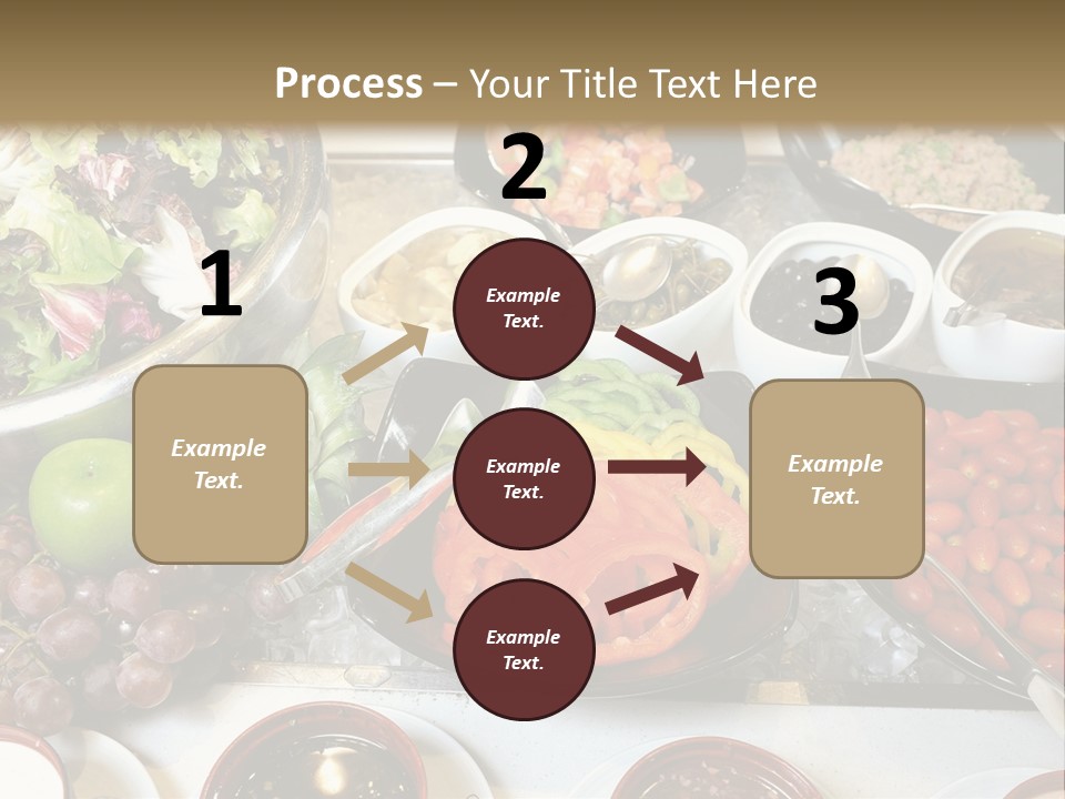A Table Filled With Lots Of Different Types Of Food PowerPoint Template