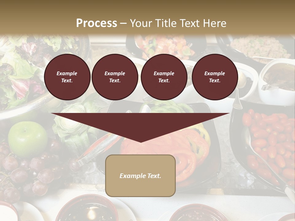 A Table Filled With Lots Of Different Types Of Food PowerPoint Template