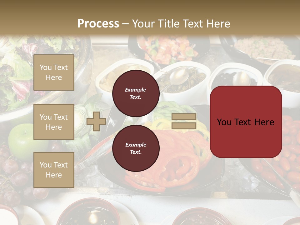 A Table Filled With Lots Of Different Types Of Food PowerPoint Template