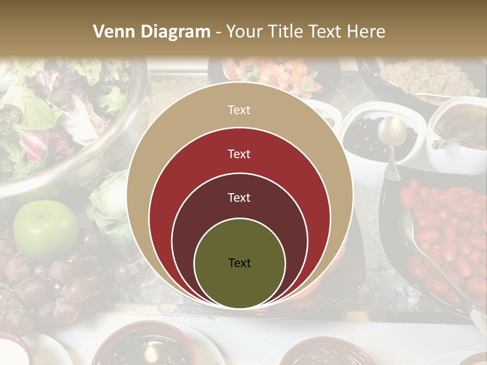 A Table Filled With Lots Of Different Types Of Food PowerPoint Template