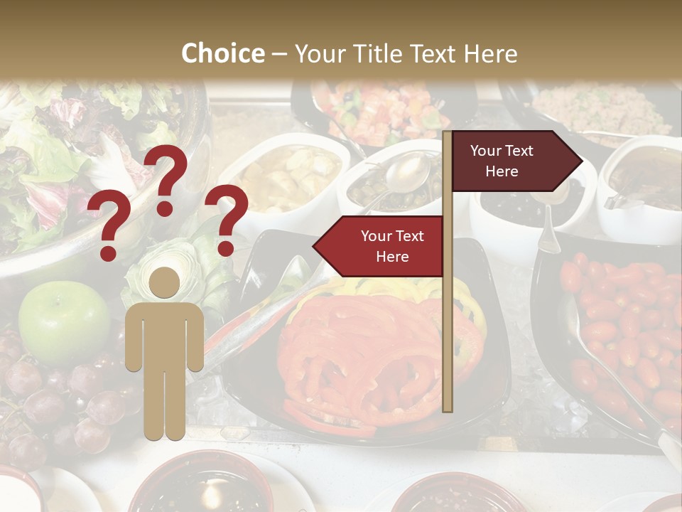 A Table Filled With Lots Of Different Types Of Food PowerPoint Template