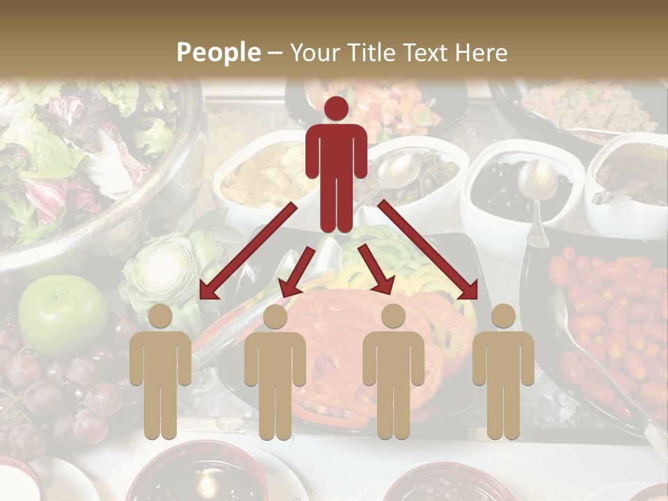 A Table Filled With Lots Of Different Types Of Food PowerPoint Template