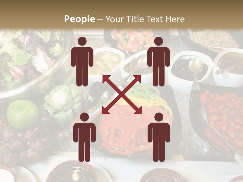 A Table Filled With Lots Of Different Types Of Food PowerPoint Template