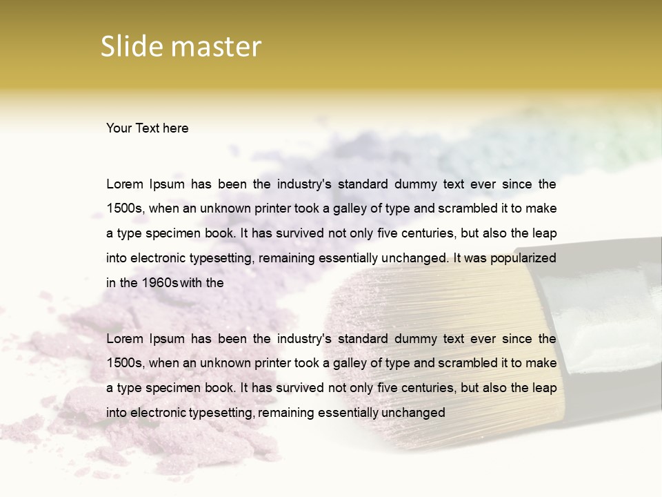 Gariep Dam Wall South Africa PowerPoint Template