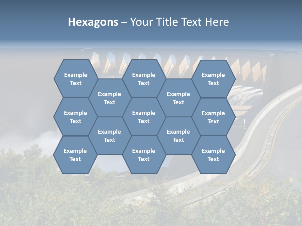 Gariep Dam Wall South Africa PowerPoint Template