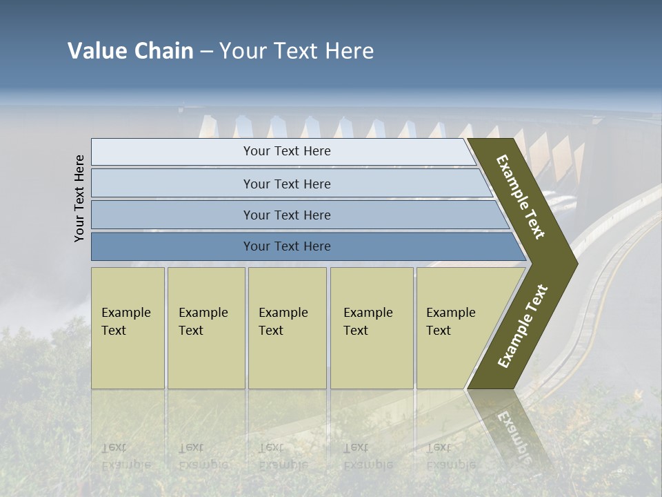 Gariep Dam Wall South Africa PowerPoint Template