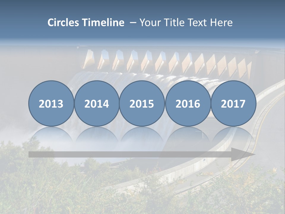 Gariep Dam Wall South Africa PowerPoint Template