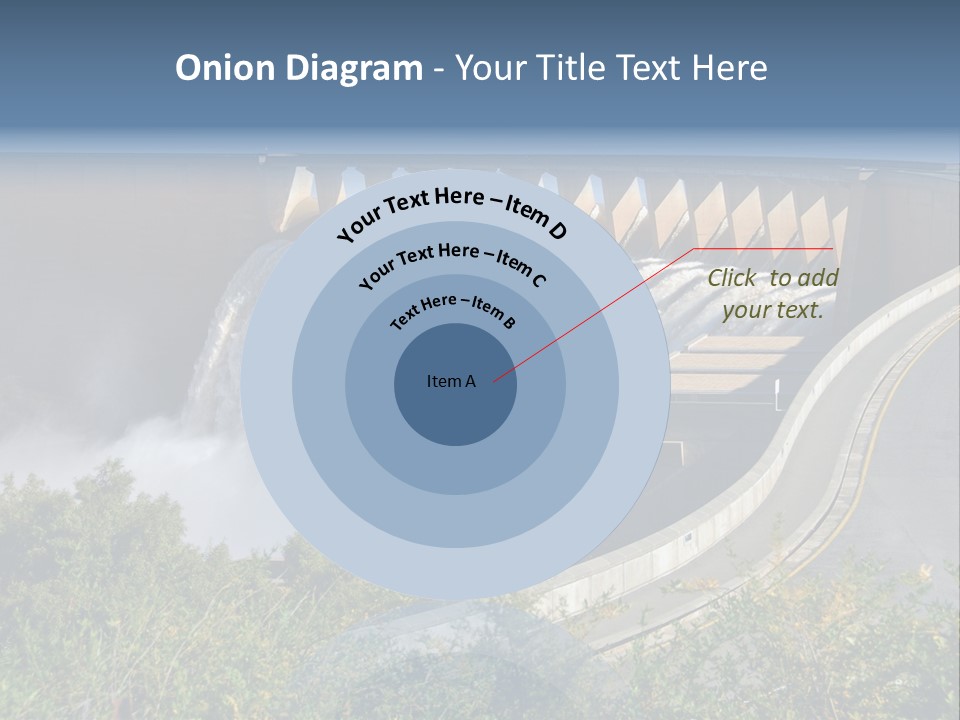 Gariep Dam Wall South Africa PowerPoint Template