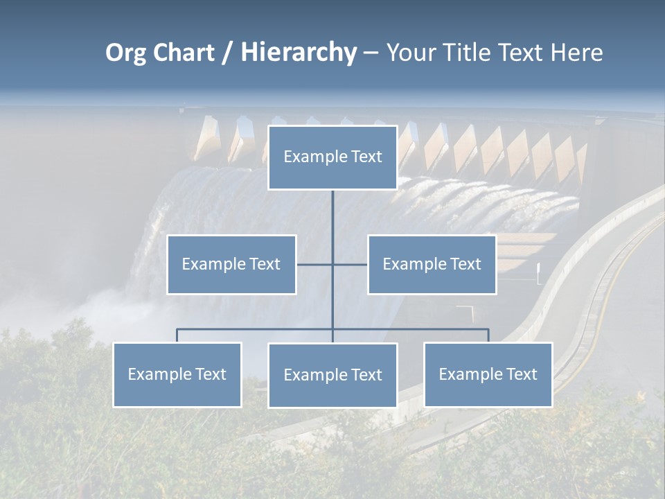 Gariep Dam Wall South Africa PowerPoint Template