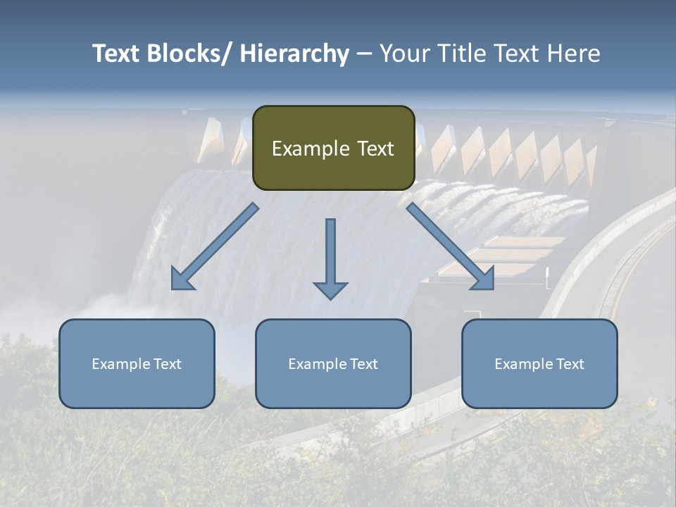 Gariep Dam Wall South Africa PowerPoint Template