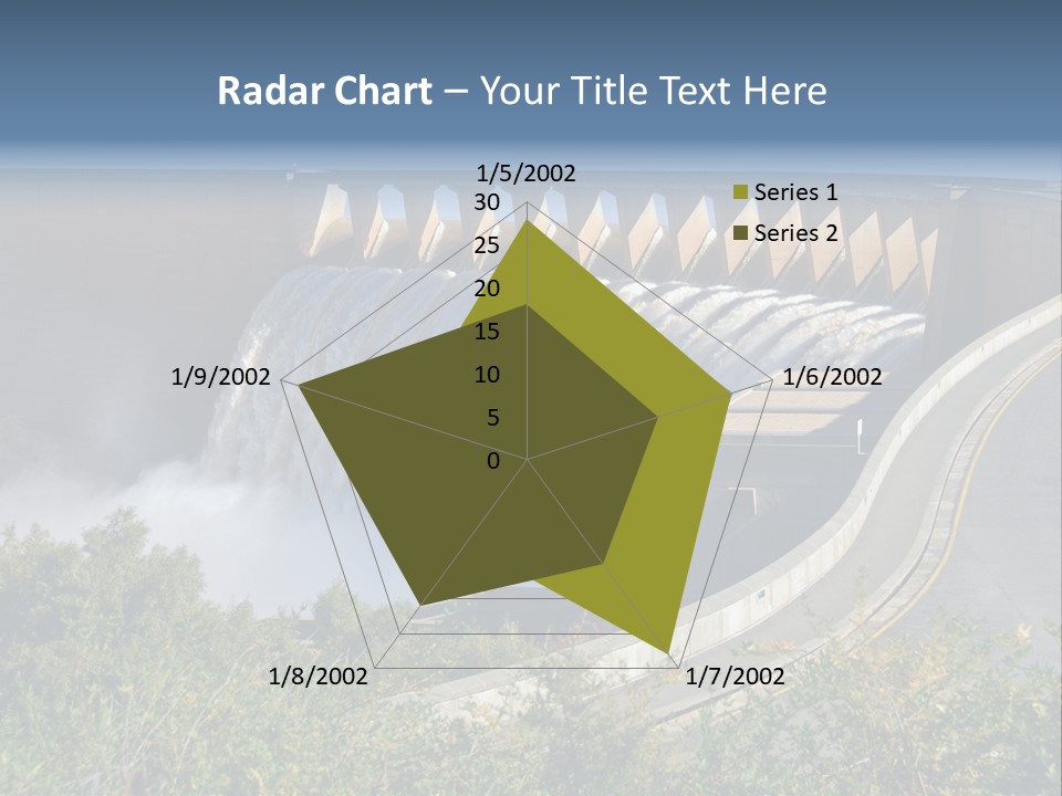Gariep Dam Wall South Africa PowerPoint Template