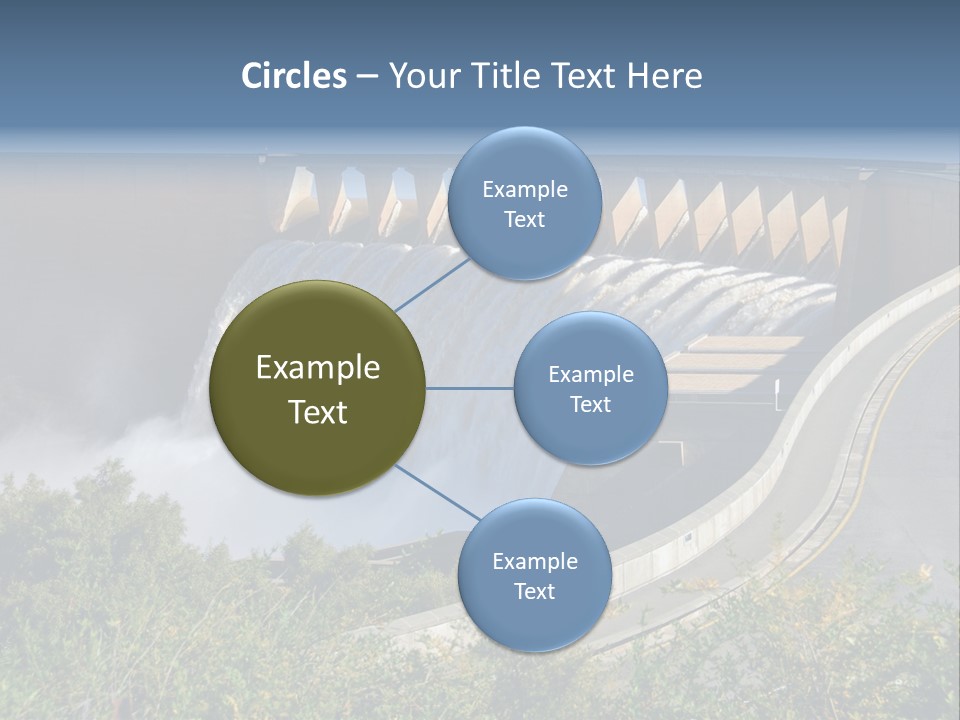 Gariep Dam Wall South Africa PowerPoint Template