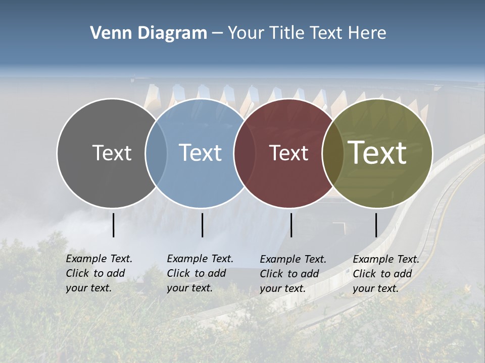 Gariep Dam Wall South Africa PowerPoint Template