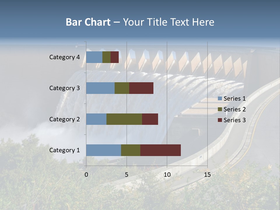 Gariep Dam Wall South Africa PowerPoint Template