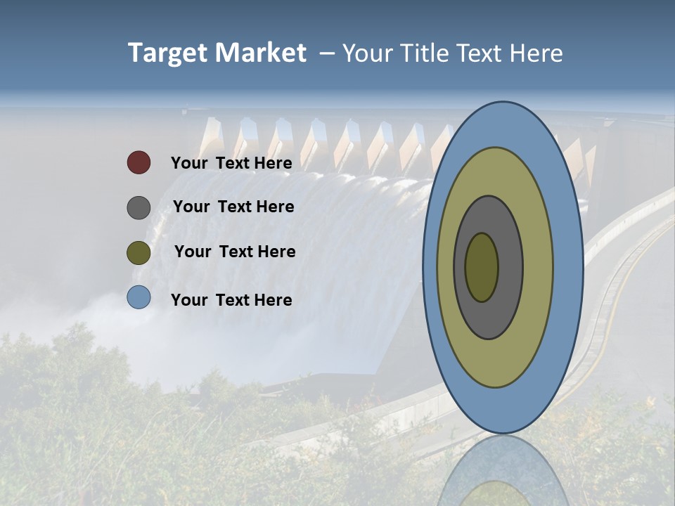 Gariep Dam Wall South Africa PowerPoint Template