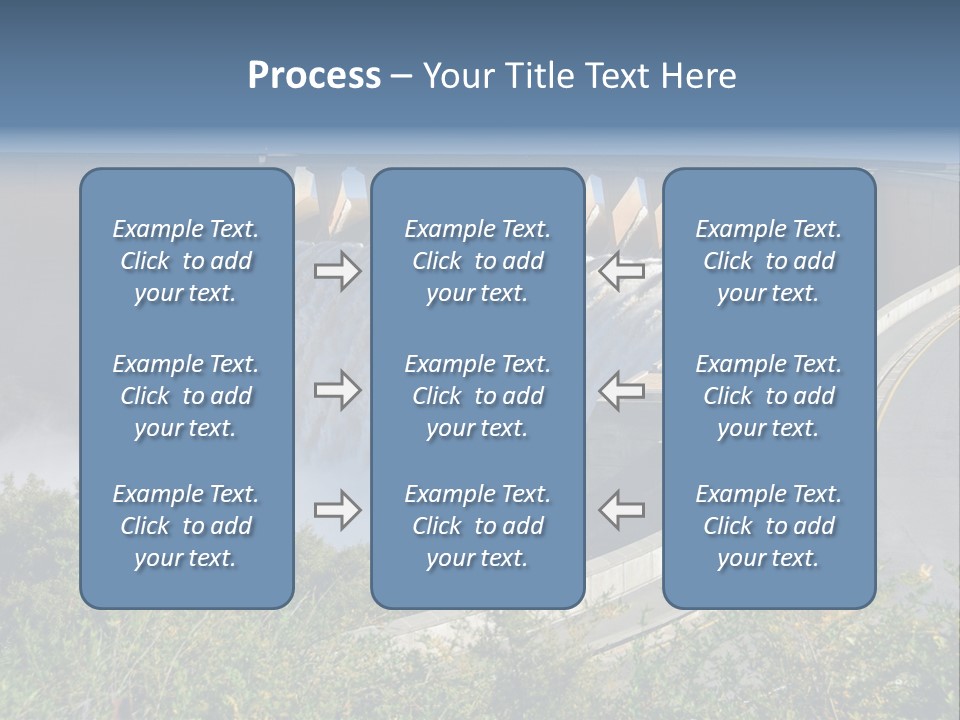 Gariep Dam Wall South Africa PowerPoint Template