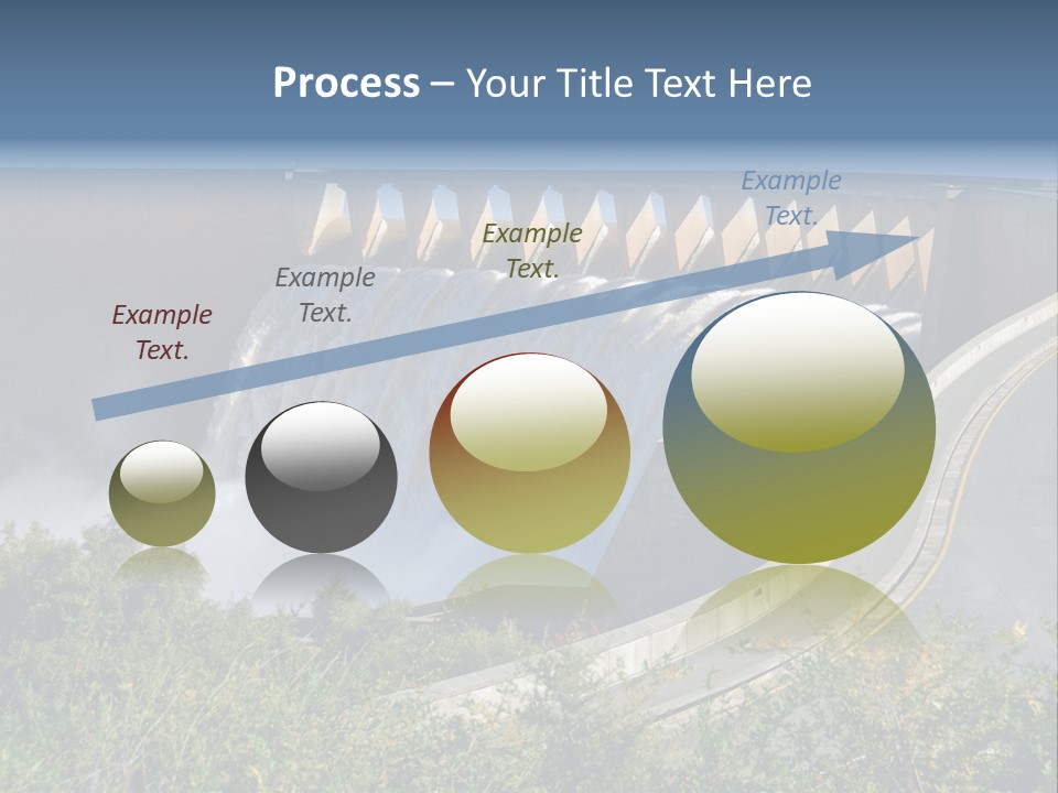 Gariep Dam Wall South Africa PowerPoint Template