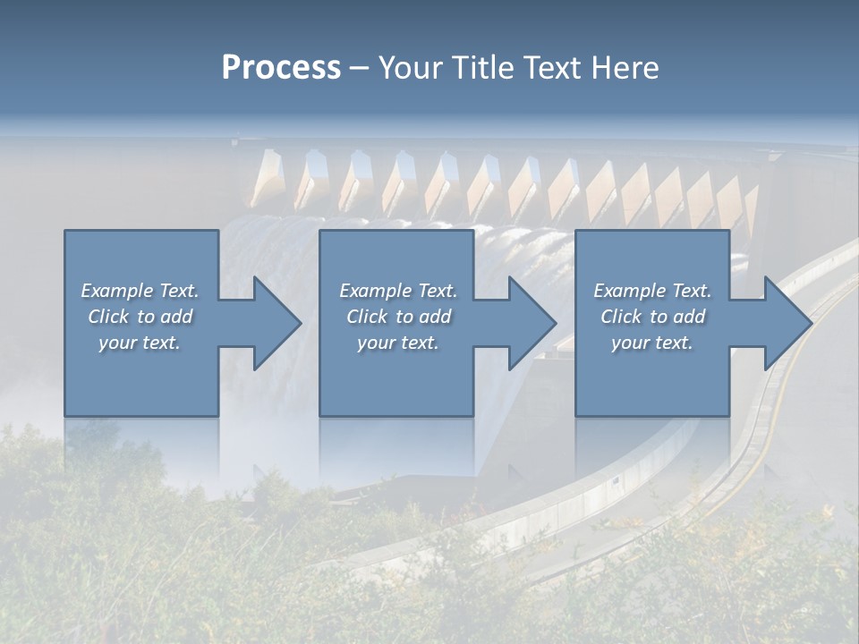 Gariep Dam Wall South Africa PowerPoint Template