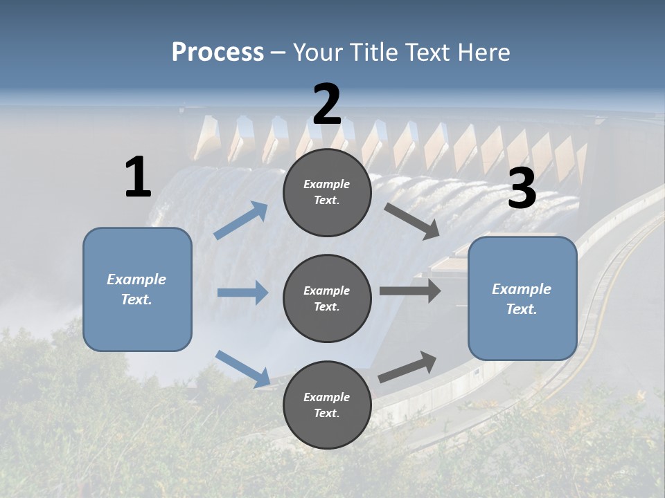 Gariep Dam Wall South Africa PowerPoint Template