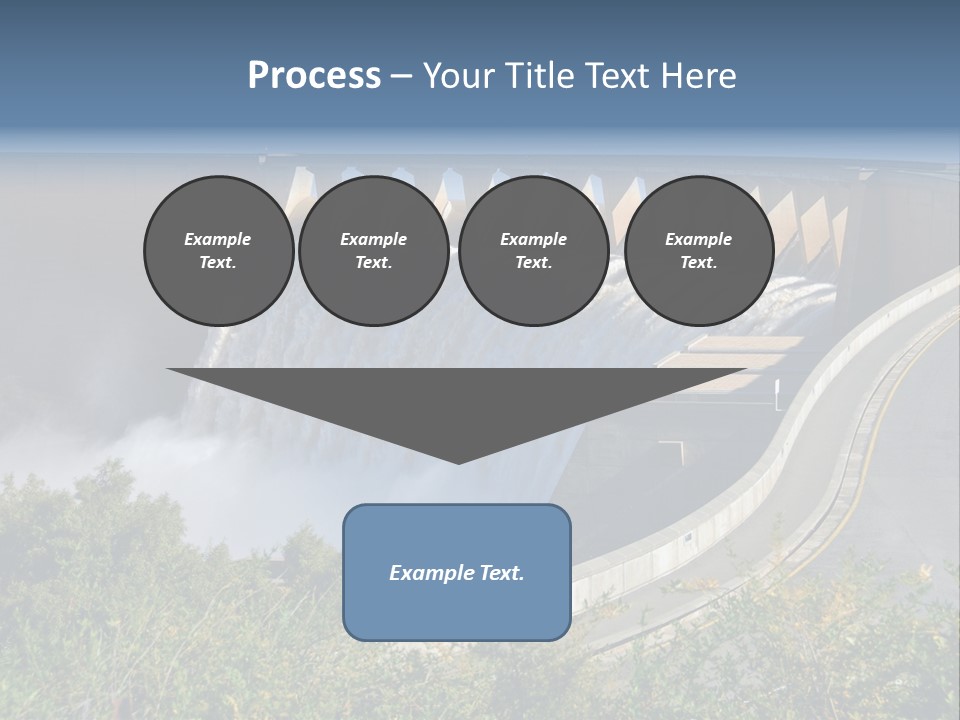 Gariep Dam Wall South Africa PowerPoint Template