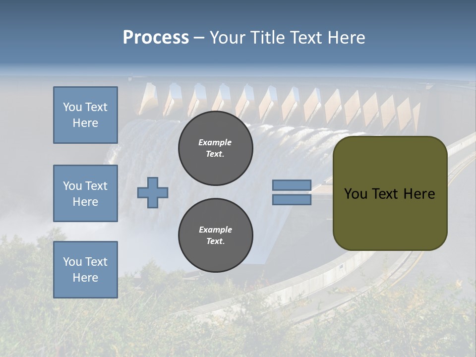 Gariep Dam Wall South Africa PowerPoint Template