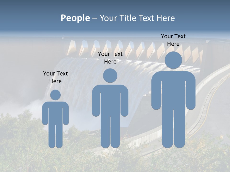 Gariep Dam Wall South Africa PowerPoint Template