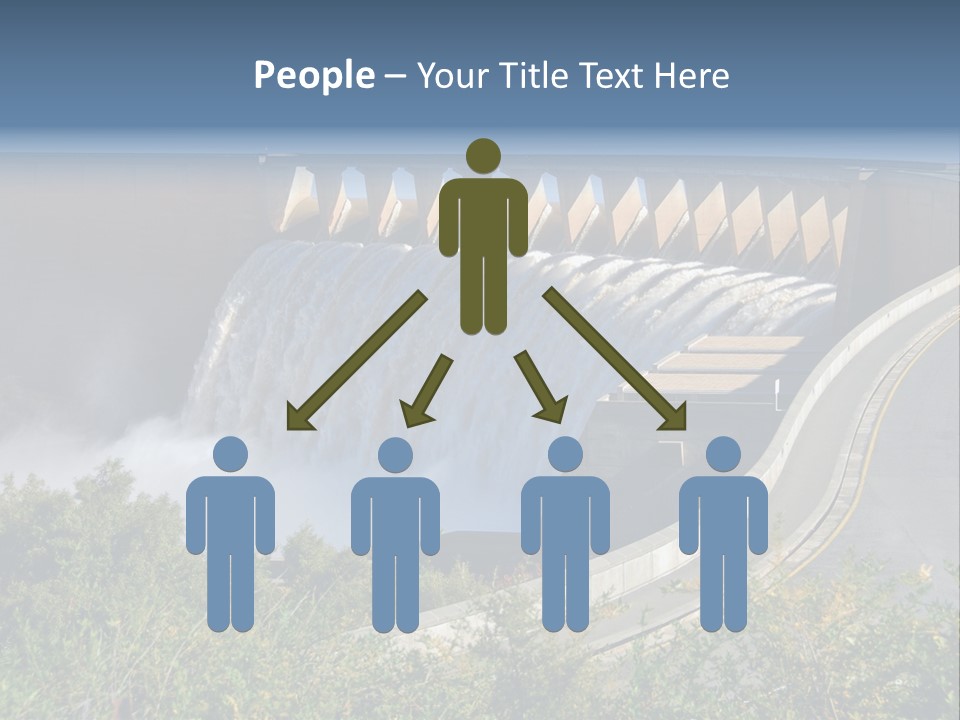 Gariep Dam Wall South Africa PowerPoint Template