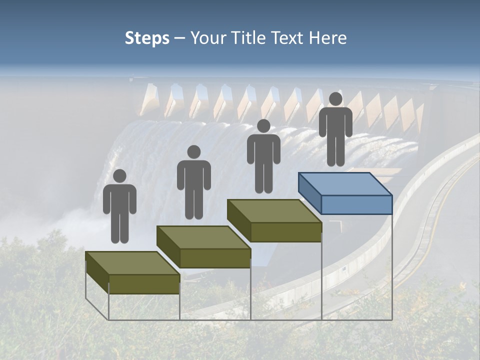 Gariep Dam Wall South Africa PowerPoint Template