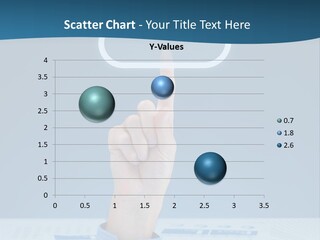 Cloud Computing Service Gesture Reaching PowerPoint Template