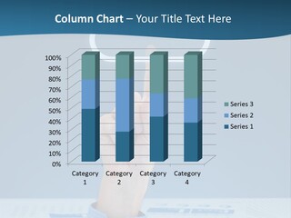 Cloud Computing Service Gesture Reaching PowerPoint Template