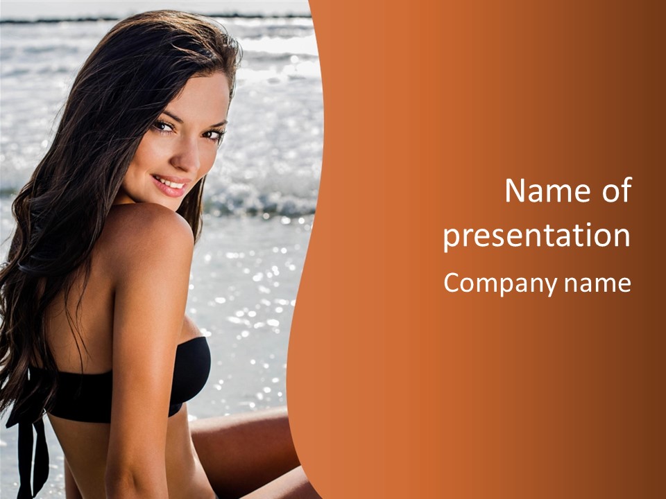 Bra Bikini Skin PowerPoint Template